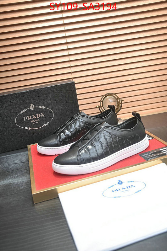 Men shoes-Prada top 1:1 replica ID: SA3194 $: 109USD