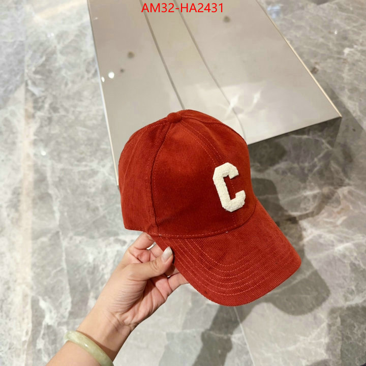 Cap(Hat)-Celine where quality designer replica ID: HA2431 $: 32USD