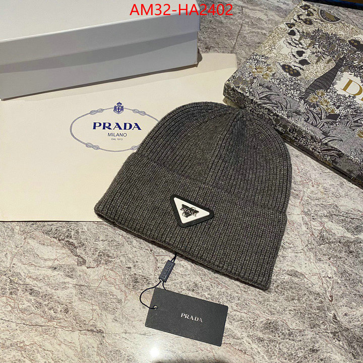 Cap (Hat)-Prada buy 2024 replica ID: HA2402 $: 32USD