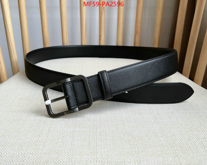 Belts-Prada luxury cheap replica ID: PA2596 $: 59USD