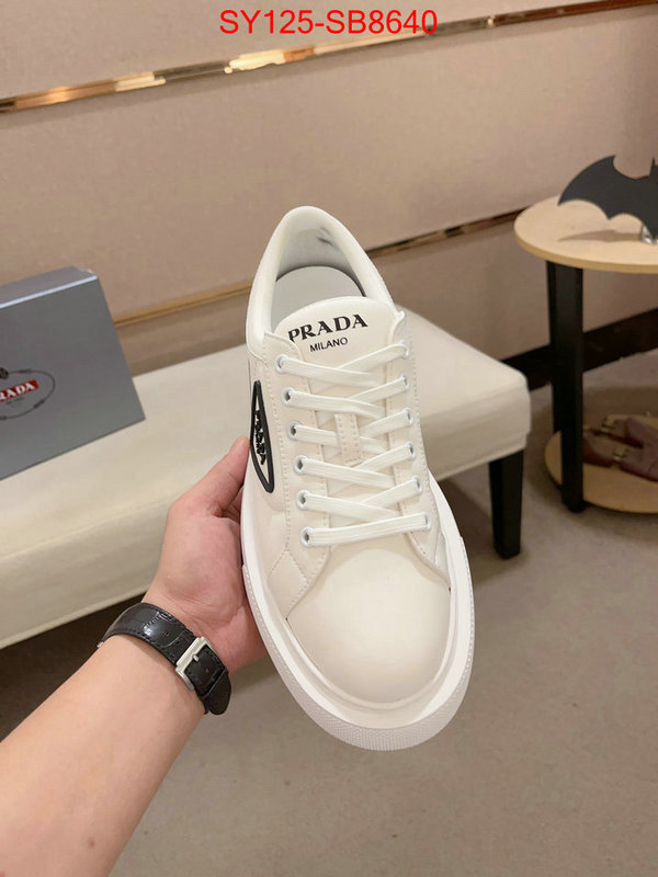 Men shoes-Prada best replica 1:1 ID: SB8640 $: 125USD