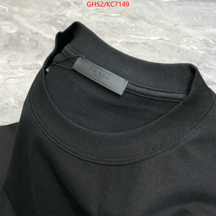 Clothing-Prada shop designer replica ID: KC7149 $: 52USD