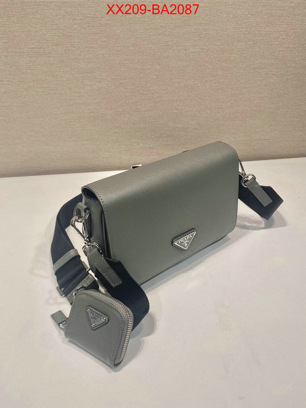 Prada Bags(TOP)-Crossbody- wholesale imitation designer replicas ID: BA2087 $: 209USD,