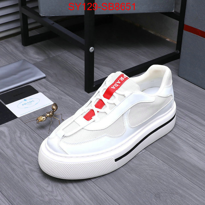 Men shoes-Prada replica aaaaa+ designer ID: SB8651 $: 129USD