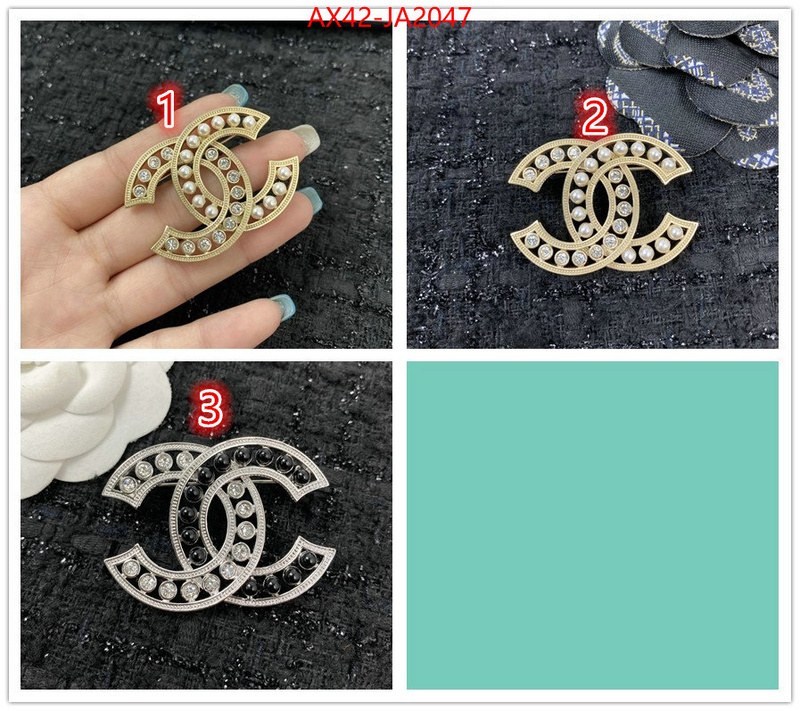 Jewelry-Chanel how to find designer replica ID: JA2047 $: 42USD