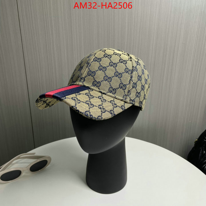 Cap(Hat)-Gucci where quality designer replica ID: HA2505 $: 32USD