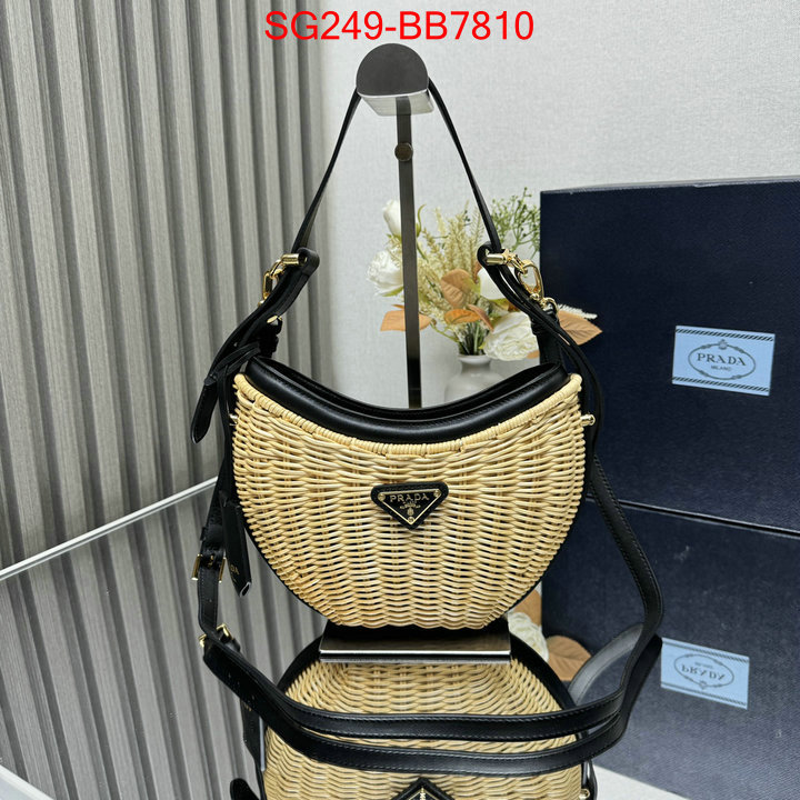 Prada Bags(TOP)-Crossbody- high quality designer ID: BB7810 $: 249USD,