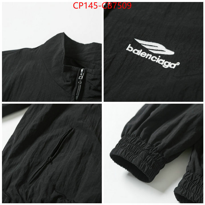 Clothing-Balenciaga luxury 7 star replica ID: CB7509