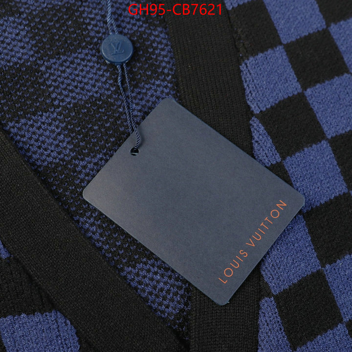 Clothing-LV replica designer ID: CB7621 $: 95USD