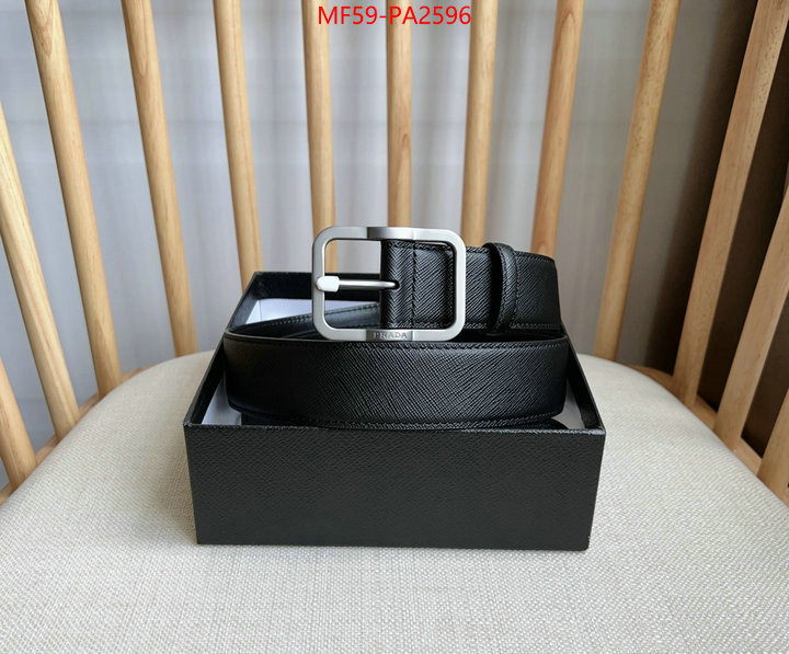 Belts-Prada luxury cheap replica ID: PA2596 $: 59USD