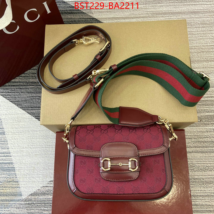 Gucci Bags(TOP)-Horsebit- wholesale sale ID: BA2211 $: 229USD,