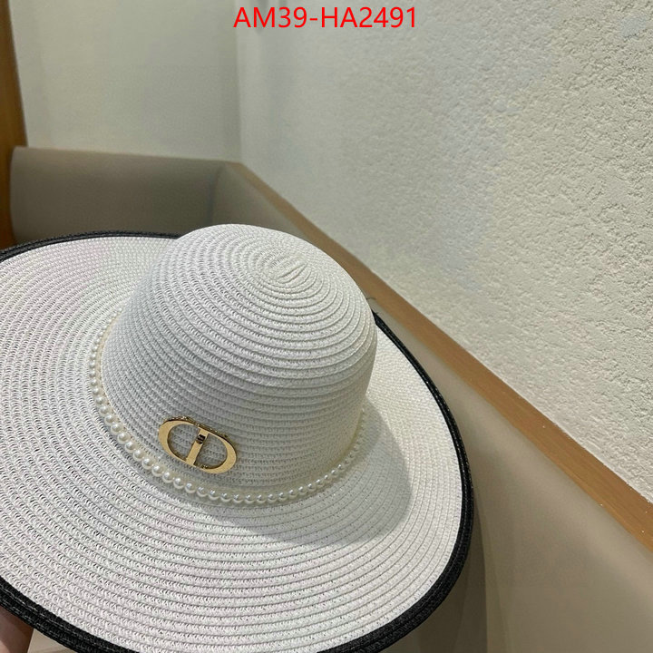 Cap (Hat)-Dior the quality replica ID: HA2491 $: 39USD