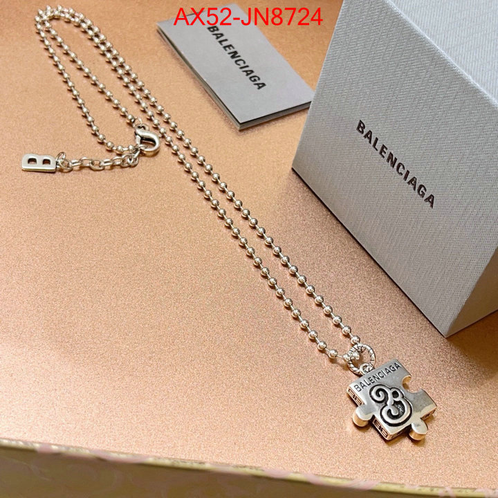 Jewelry-Balenciaga replica for cheap ID: JN8724 $: 52USD