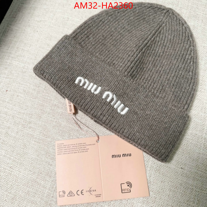 Cap(Hat)-Miu Miu replica 2024 perfect luxury ID: HA2360 $: 32USD