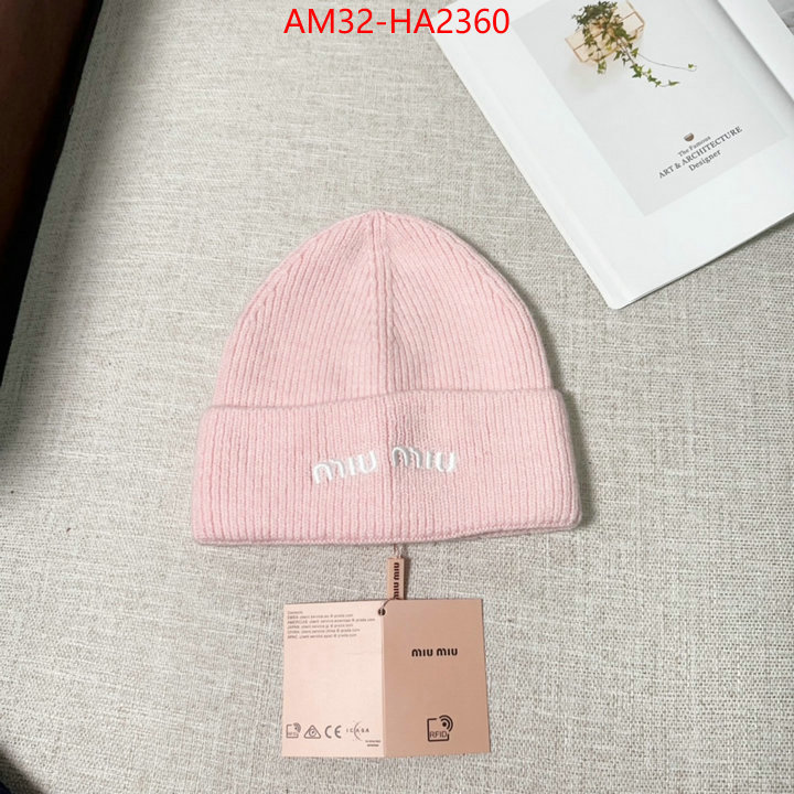 Cap(Hat)-Miu Miu replica 2024 perfect luxury ID: HA2360 $: 32USD