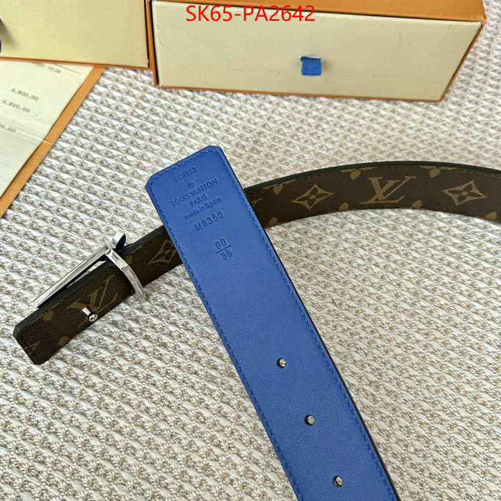 Belts-LV aaaaa+ quality replica ID: PA2642 $: 65USD