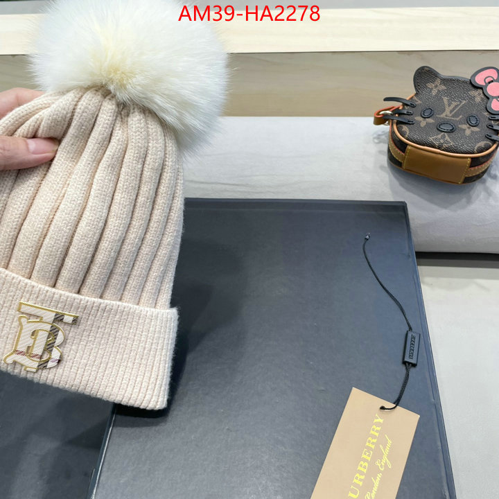 Cap(Hat)-Burberry where quality designer replica ID: HA2278 $: 39USD