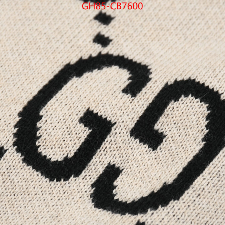 Clothing-Gucci where should i buy to receive ID: CB7600 $: 85USD