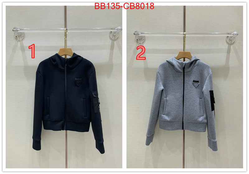 Clothing-Prada wholesale sale ID: CB8018 $: 135USD