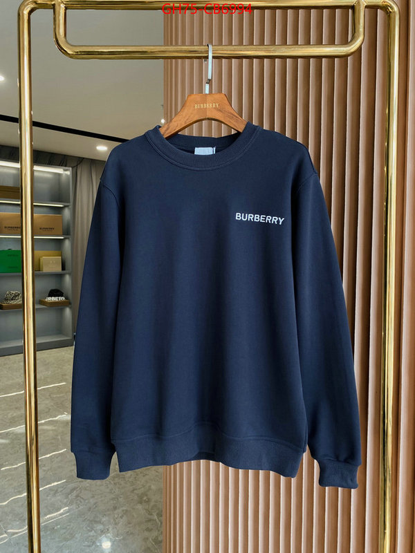 Clothing-Burberry wholesale china ID: CB6994 $: 75USD