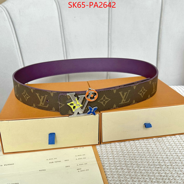 Belts-LV aaaaa+ quality replica ID: PA2642 $: 65USD