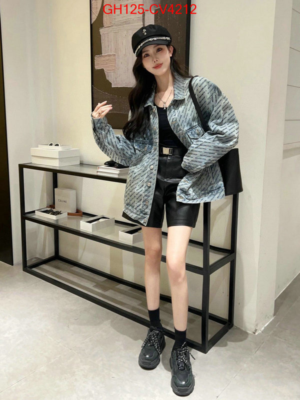 Clothing-Balenciaga high ID：CV4212 $: 125USD