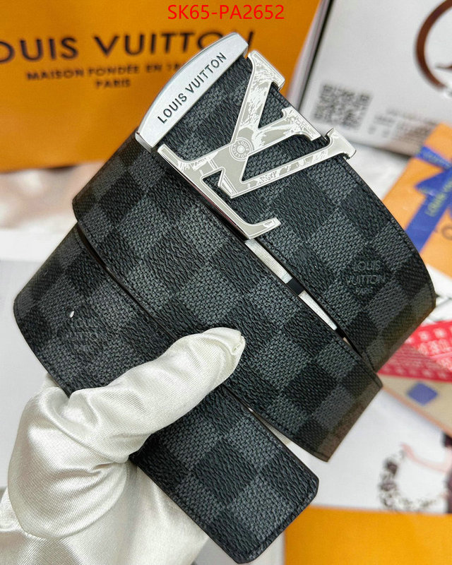 Belts-LV high quality happy copy ID: PA2652 $: 65USD