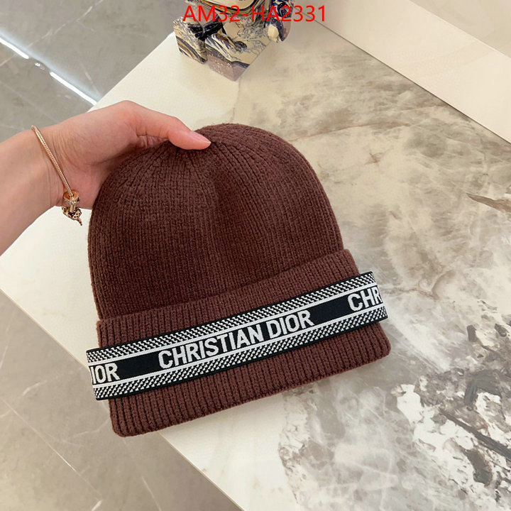 Cap (Hat)-Dior brand designer replica ID: HA2331 $: 32USD