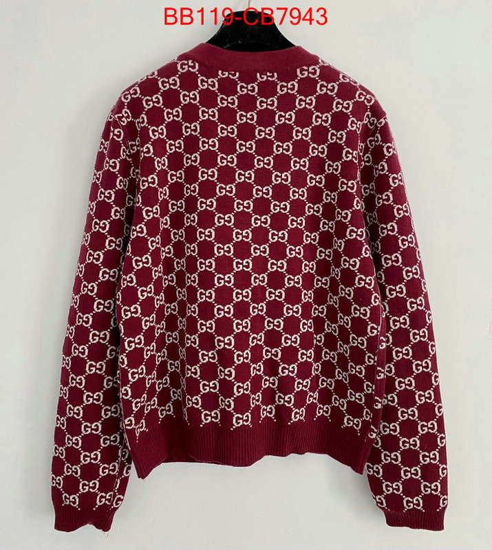 Clothing-Gucci replica 1:1 ID: CB7943 $: 119USD