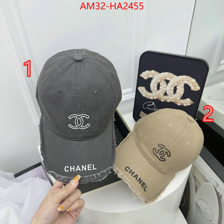 Cap (Hat)-Chanel quality aaaaa replica ID: HA2455 $: 32USD