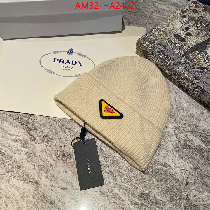 Cap (Hat)-Prada buy 2024 replica ID: HA2402 $: 32USD