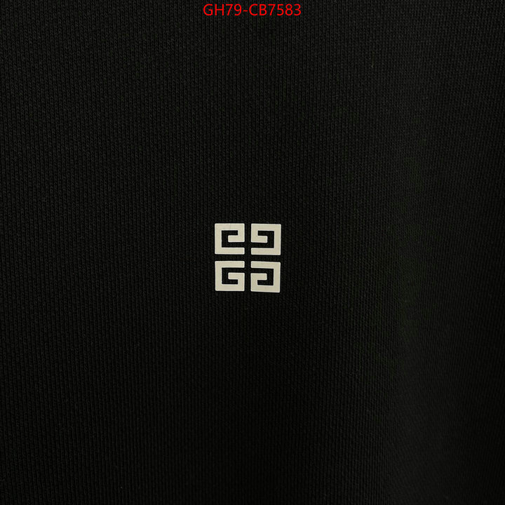 Clothing-Givenchy perfect quality designer replica ID: CB7583 $: 79USD