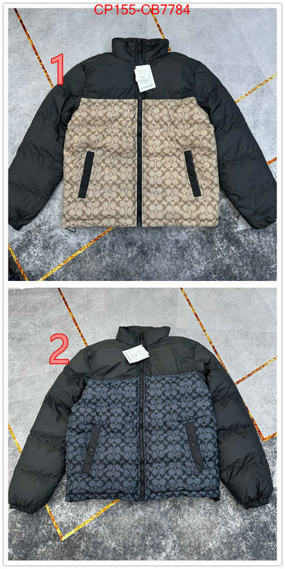 Down jacket Men-Coach how to find replica shop ID: CB7784 $: 155USD