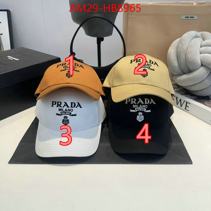 Cap (Hat)-Prada replica every designer ID: HB8965 $: 29USD