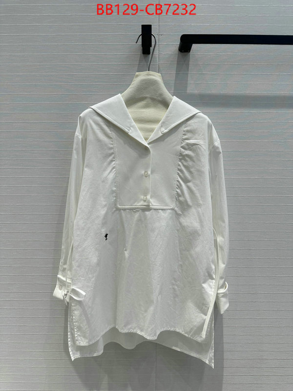 Clothing-Dior fake aaaaa ID: CB7232 $: 129USD