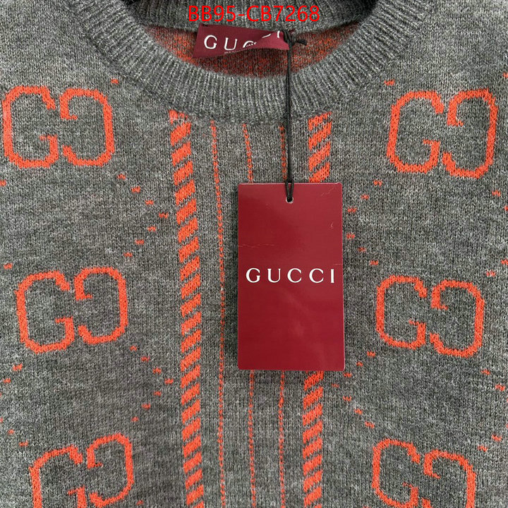 Clothing-Gucci wholesale replica ID: CB7268 $: 95USD