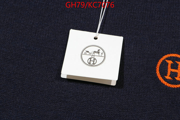 Clothing-Hermes replica designer ID: KC7076 $: 79USD