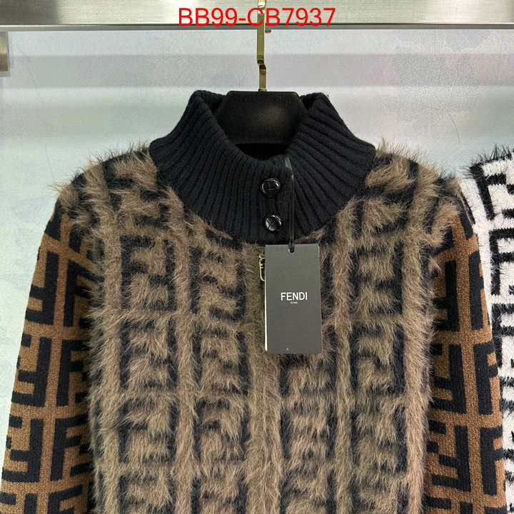 Clothing-Fendi from china 2024 ID: CB7937 $: 99USD