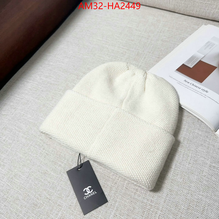 Cap (Hat)-Chanel luxury fashion replica designers ID: HA2449 $: 32USD