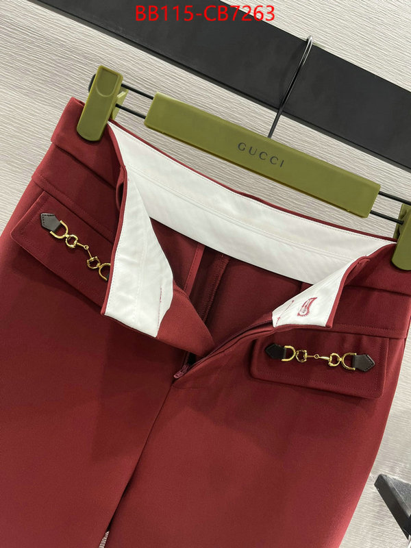 Clothing-Gucci high quality designer ID: CB7263 $: 115USD