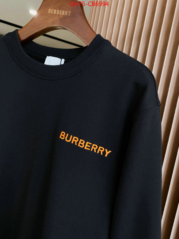 Clothing-Burberry wholesale china ID: CB6994 $: 75USD