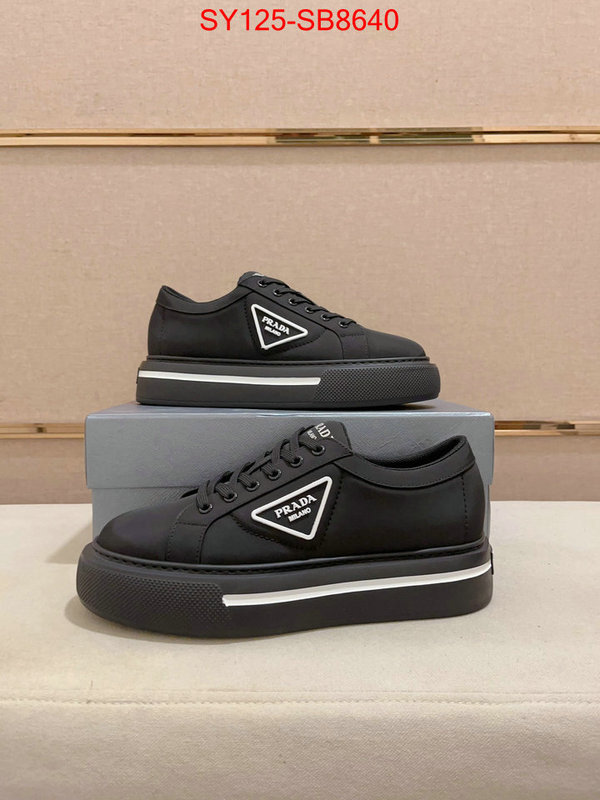 Men shoes-Prada best replica 1:1 ID: SB8640 $: 125USD