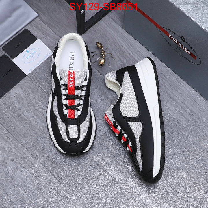 Men shoes-Prada replica aaaaa+ designer ID: SB8651 $: 129USD