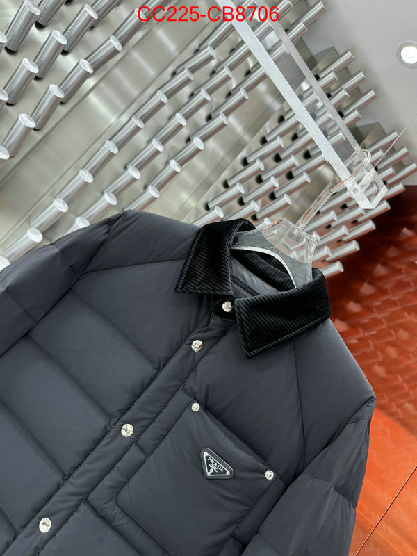 Down jacketMen-Prada buy best quality replica ID: CB8706 $: 225USD