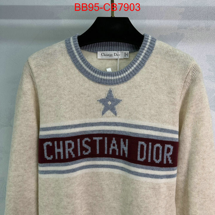 Clothing-Dior aaaaa+ replica designer ID: CB7903 $: 95USD