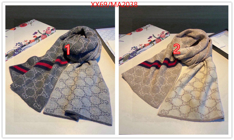 Scarf-Gucci outlet 1:1 replica ID: MA2038 $: 69USD