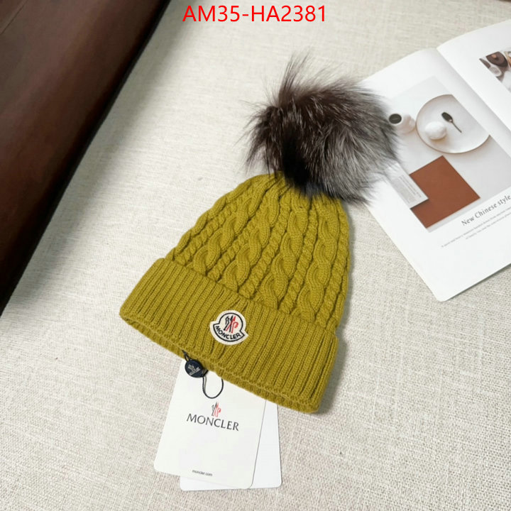 Cap(Hat)-Moncler luxury 7 star replica ID: HA2381 $: 35USD