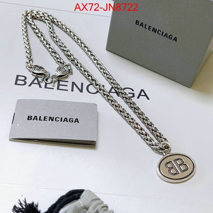 Jewelry-Balenciaga luxury fashion replica designers ID: JN8722 $: 72USD