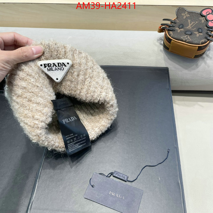 Cap (Hat)-Prada top brands like ID: HA2411 $: 39USD