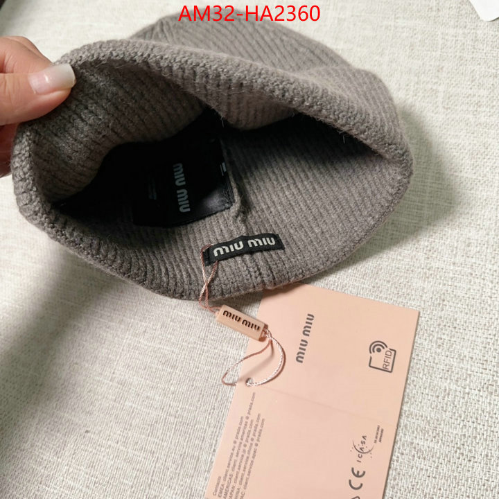 Cap(Hat)-Miu Miu replica 2024 perfect luxury ID: HA2360 $: 32USD